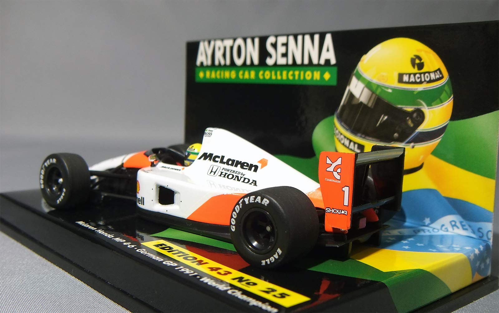 Amazon | ミニカー 1:43 McLaren Honda MP4-6 German GP 1991 World