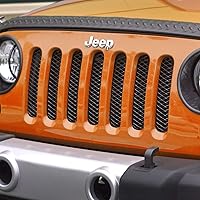 Vista 2 de Rugged Ridge 11401.31 rejilla para insertar en la reja, de malla negra brillante