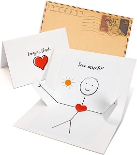 Alcarin Set Envelope with Pop up Fathers day card