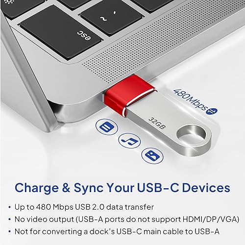 Miniatura 5 de Elebase Adaptador para Airpods Pro 3, adaptador USB a USB C, paquete de 4, conector USBC hembra a A macho para Apple Watch Ultra iWatch 11 10 9 8 7