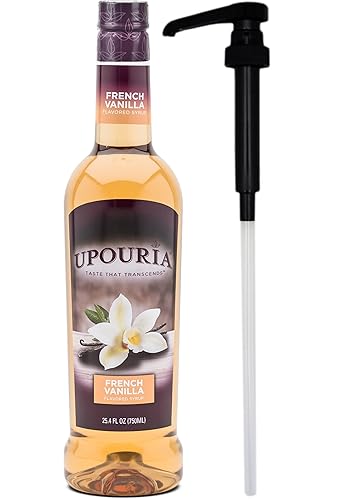 Miniatura 7 de Upouria - Jarabe de café moca saborizante, 100% vegano, sin gluten, Kosher, botella de 25.4fl oz, bomba de jarabe de café incluida