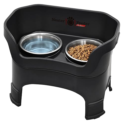 Neater Feeder Deluxe Mess-Proof Elevated Dog Bowls for Large Dogs