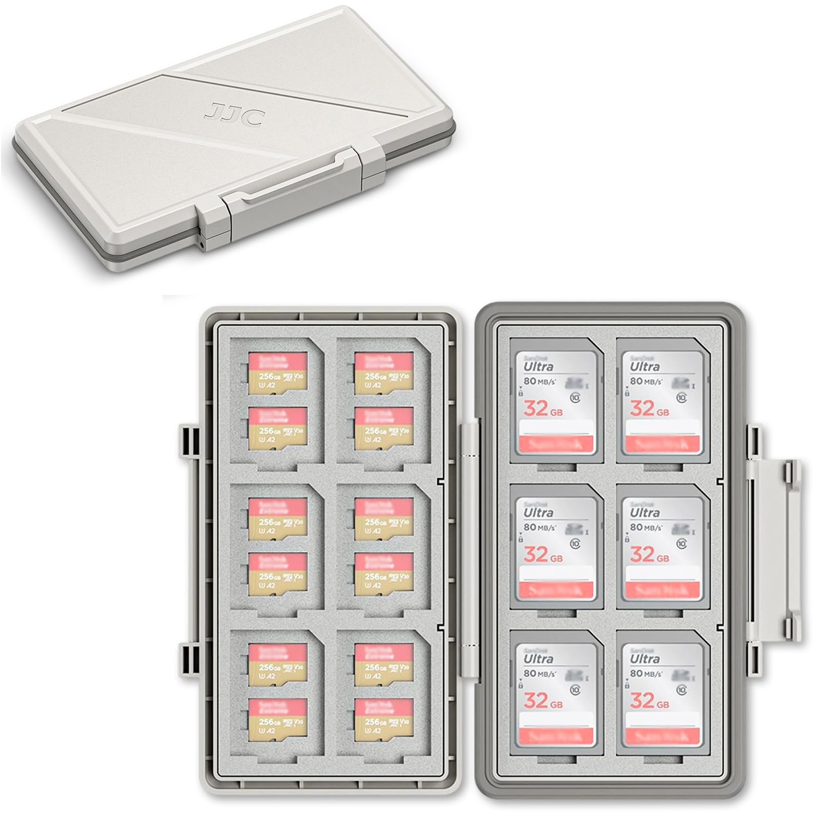 36 Slots Memory Card Case Water-Resistant Anti-Shock Memory Card Wallet for 24 Micro SD SDXC SDHC TF Cards and 12 SD SDXC SDHC Cards — Amazon image 9