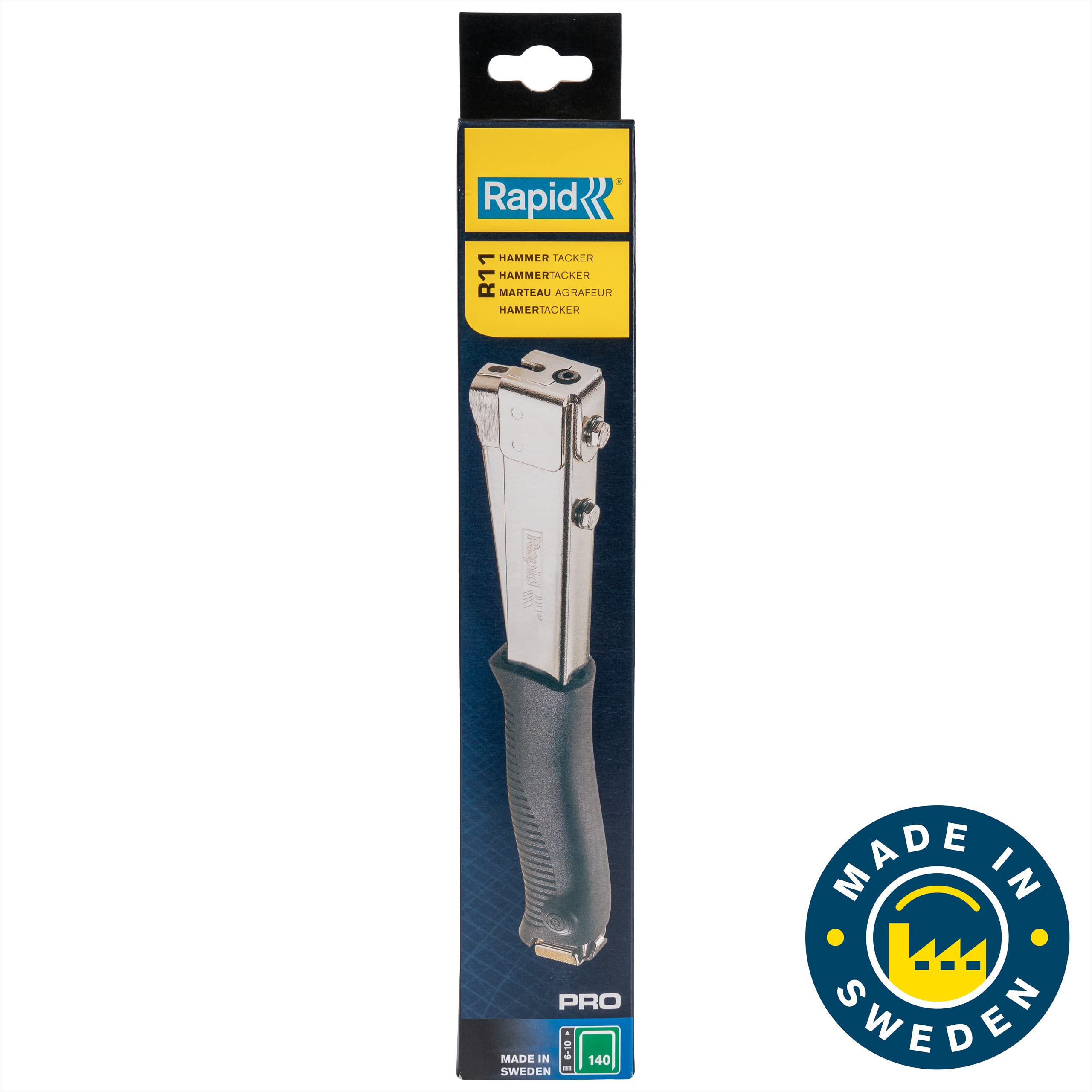 Rapid R11 Hammertacker Schlagtacker Typ 140 Klammern 6-1 mm Ganzstahlkonstruktion
