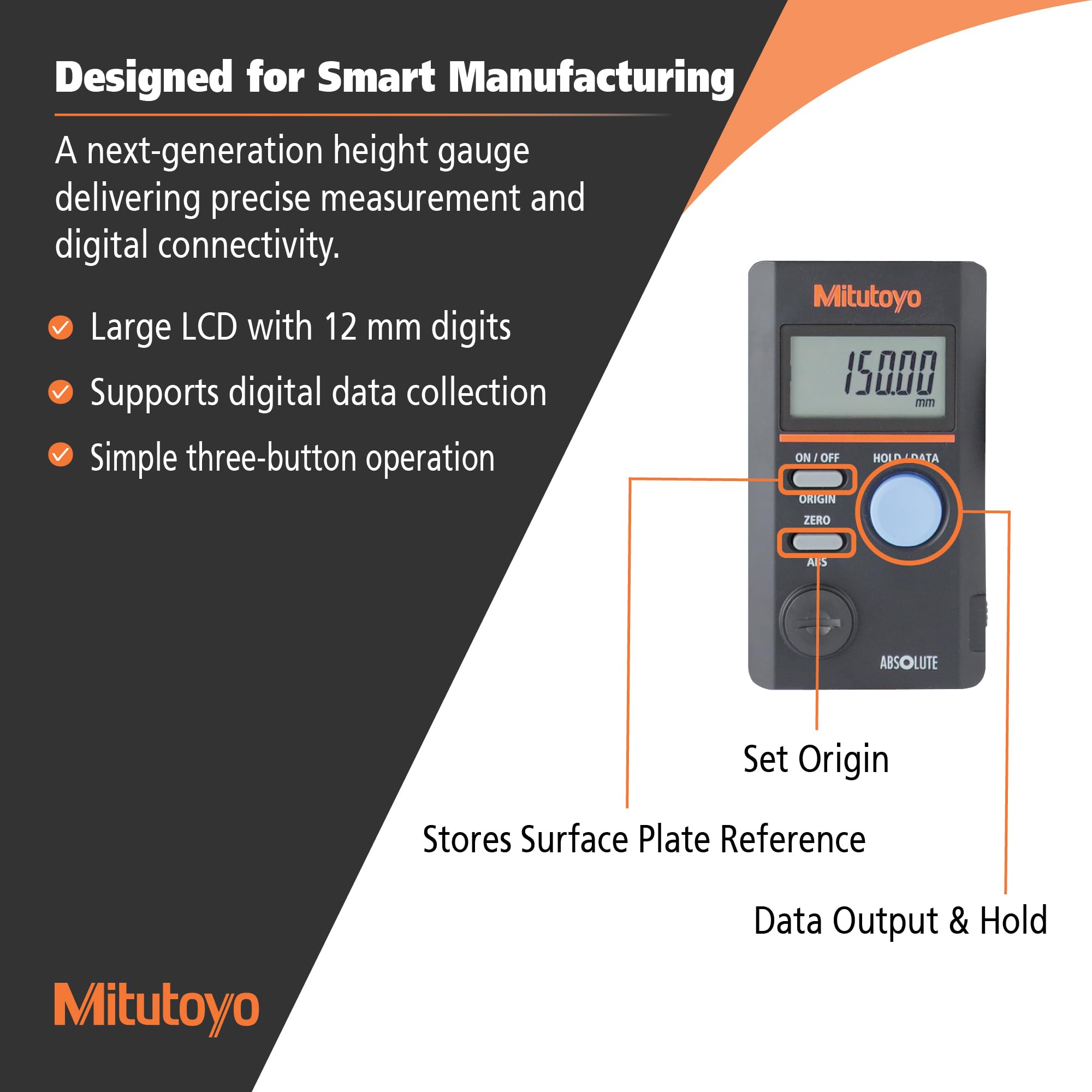 Mitutoyo 570-404, Truschino digital ABS