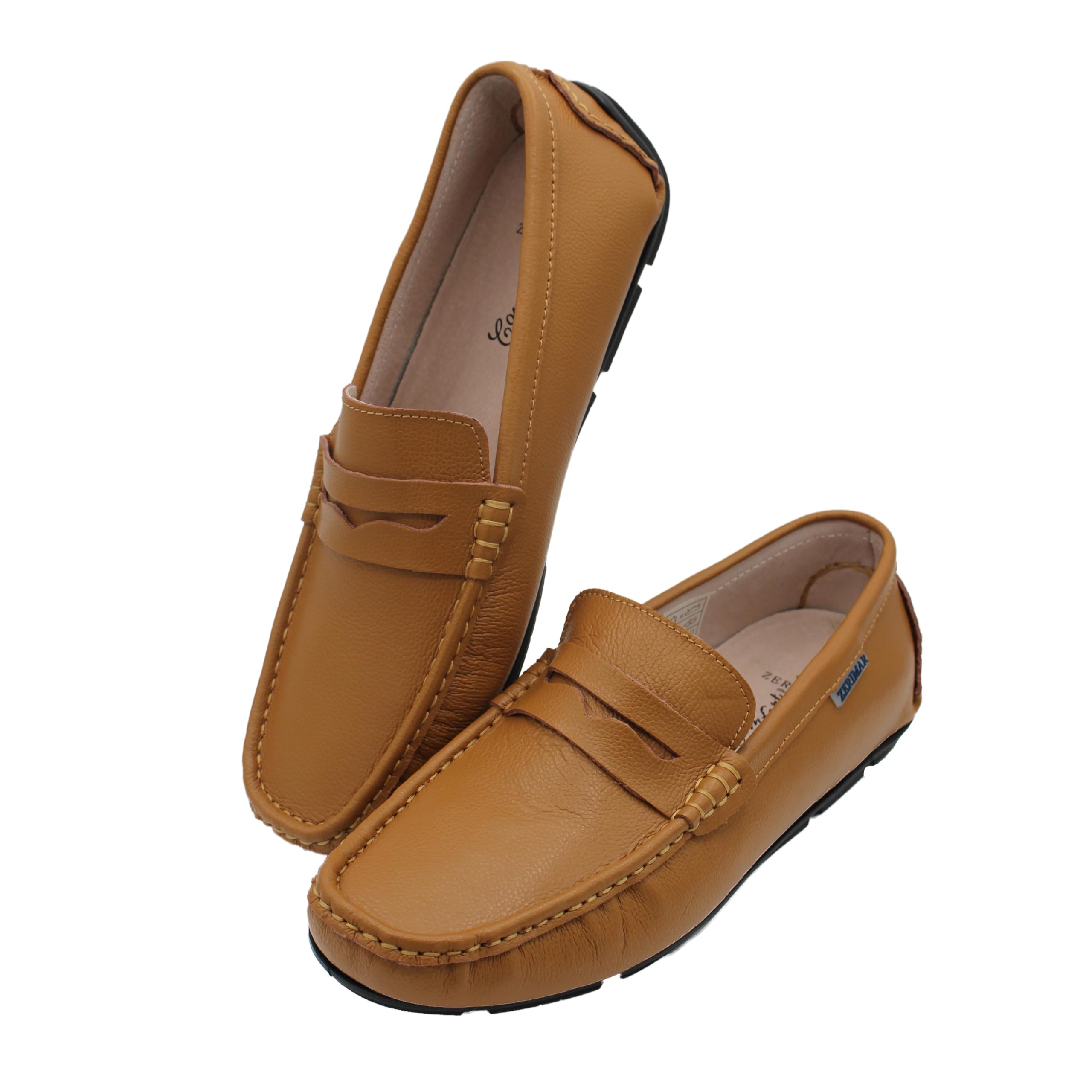 Zerimar Mocasines Hombre - Mocasines Hombre Piel - Mocasines Hombre Cuero - Mocasines Loafer Hombre - Mocasines Loafer Casuales - Zapatos Hombre