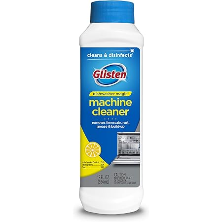 Glisten Dishwasher Magic Disinfectant & Cleaner Lemon 12 Oz