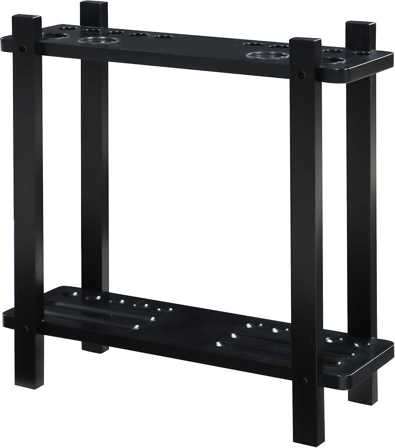 Hathaway Classic Floor Billiard Pool Cue Rack, Finish, 10.25"L x 29"W x 28.25"H, Black : Sports & Outdoors