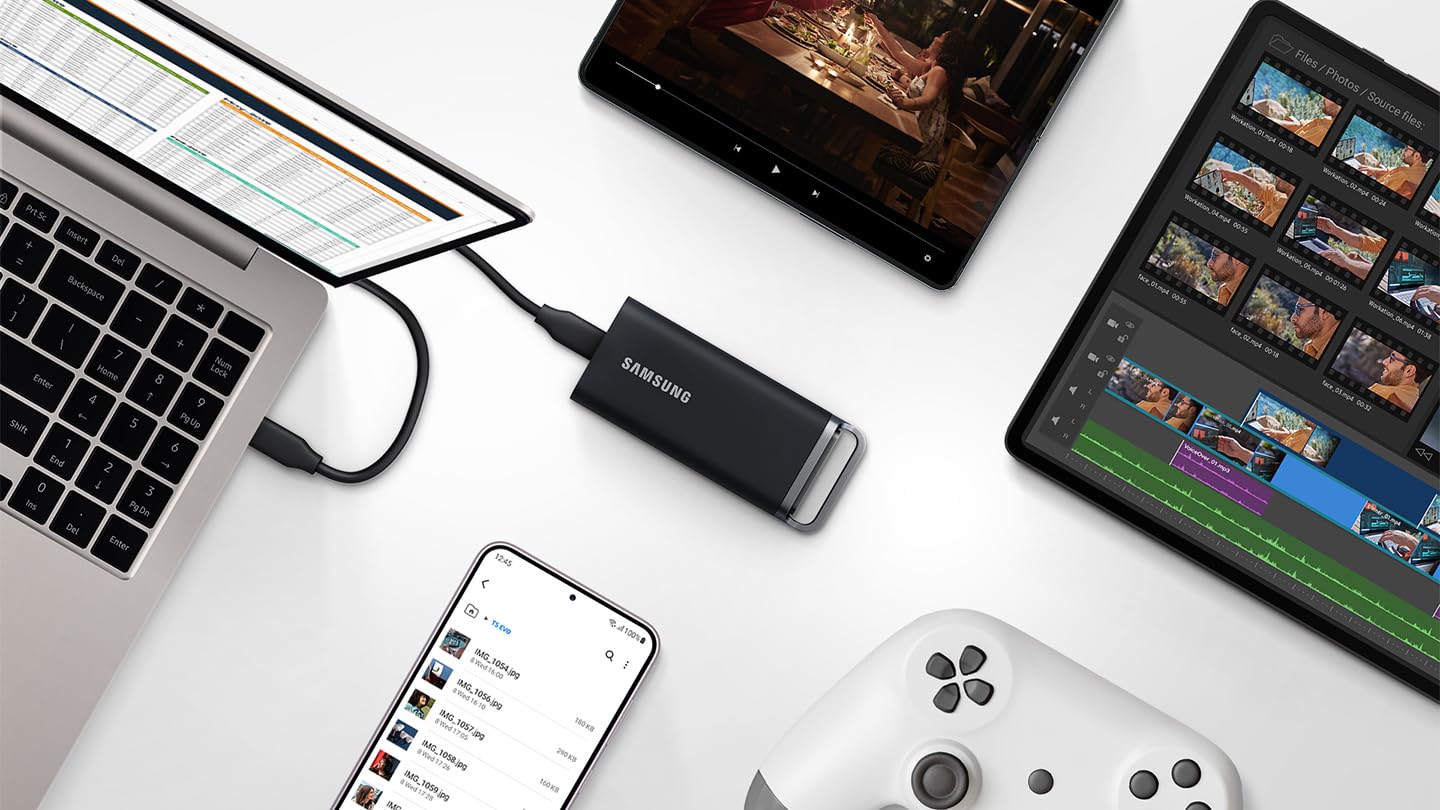Amazon.com: Samsung T5 EVO Portable SSD 2TB, USB 3.2 Gen 1