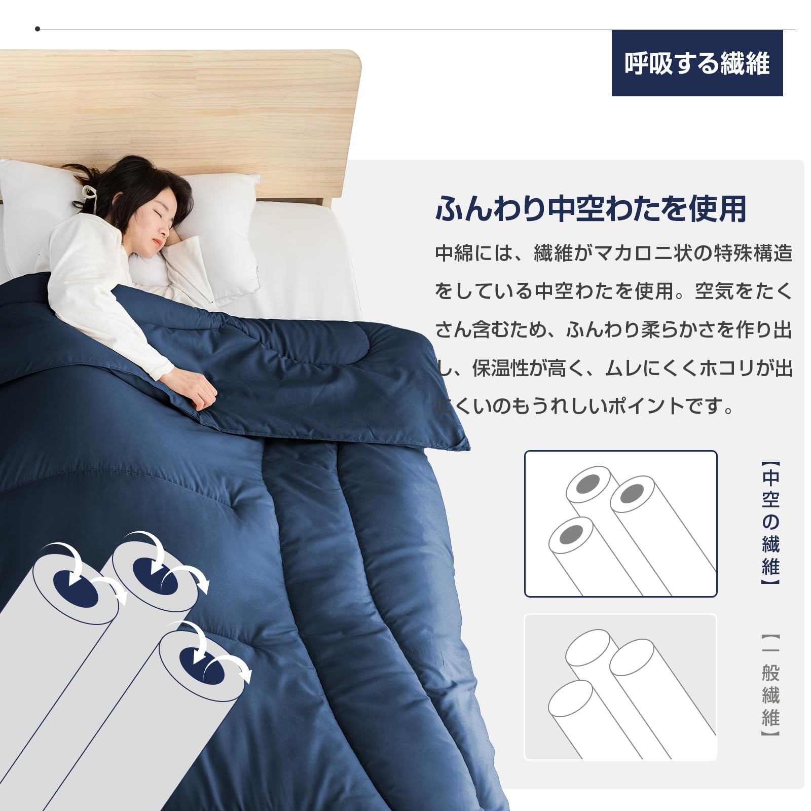 Amazon｜Matdeco 掛け布団 合掛け布団 ダブル 掛けふとん 柔らかな