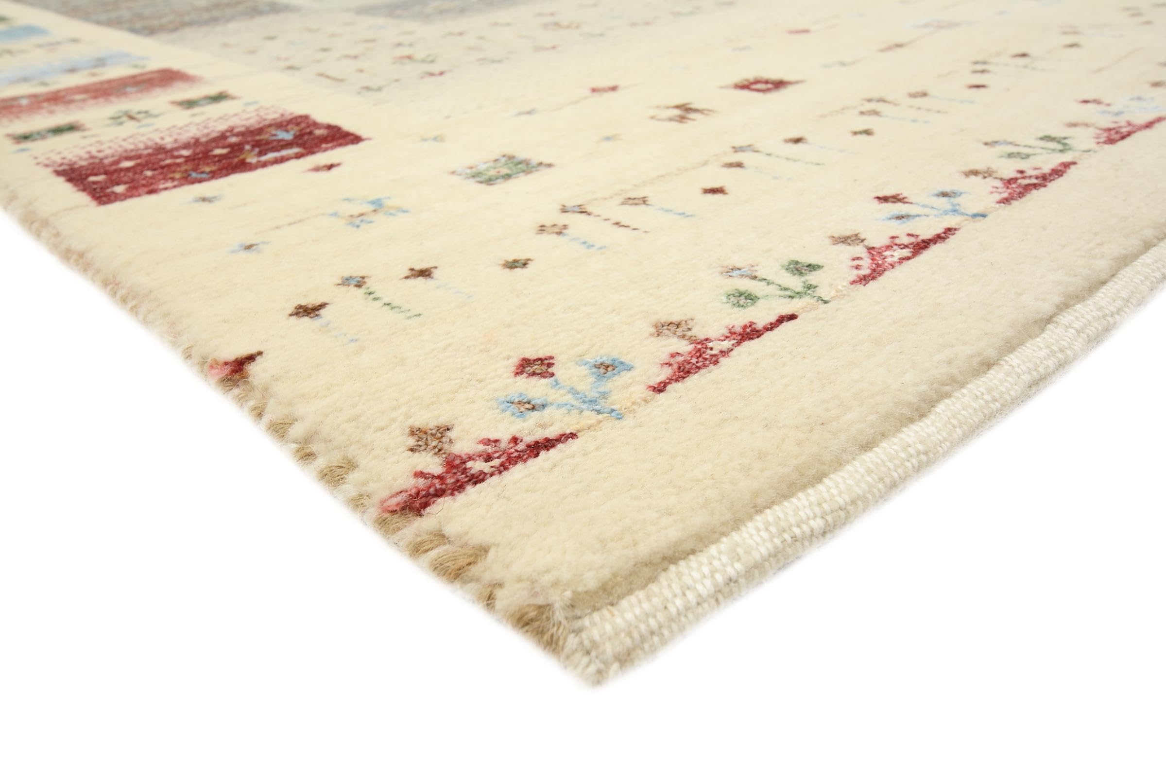 Gabbeh Loribaft Design 146x206 Ręcznie tkane Nowoczesny Dywan orientalny Dywan Indie