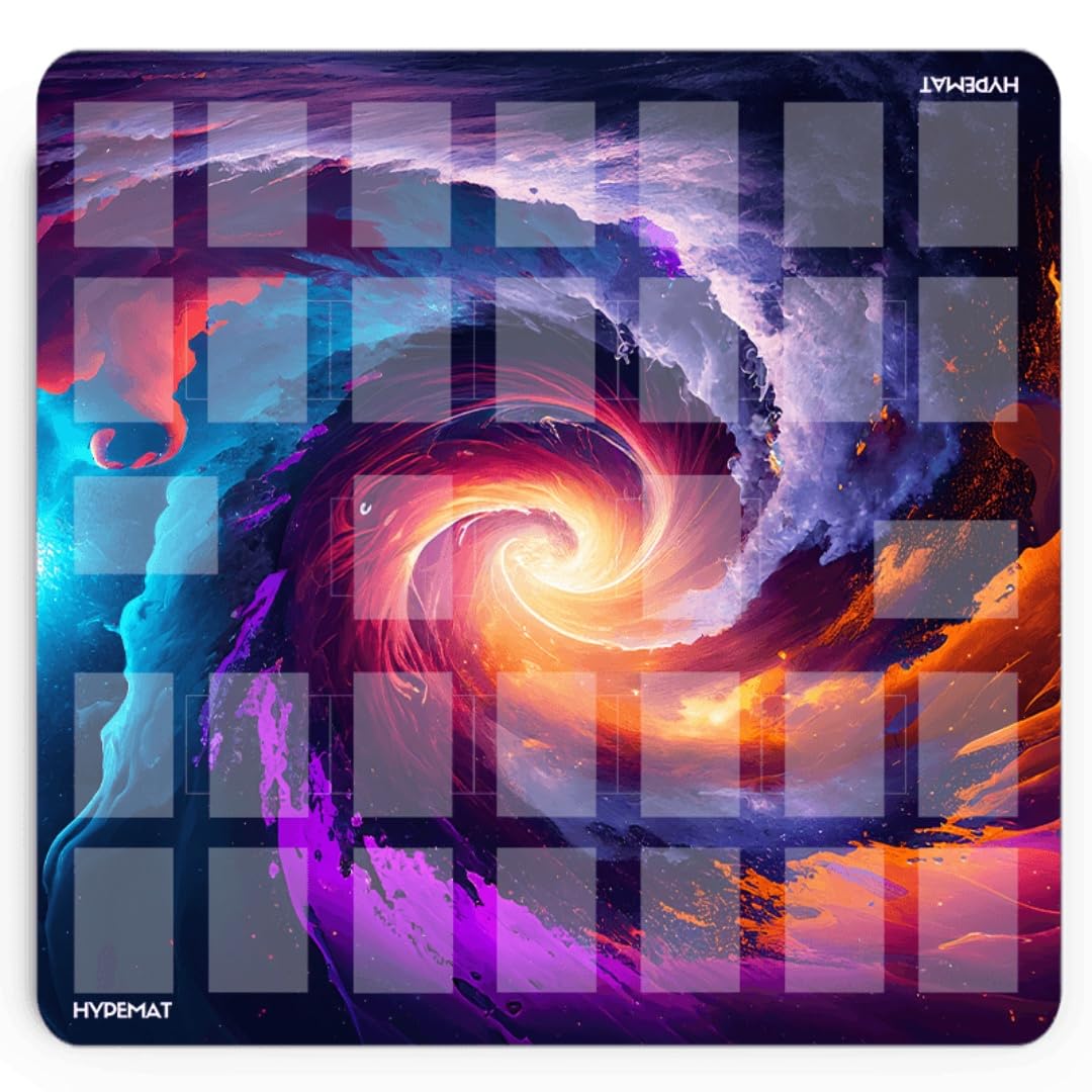 Playmat für das Yugioh TCG Playmat-2 Spieler Spielmatte [Premium] + gratis Tasche (Cyber Fusion - 2 Spieler)
