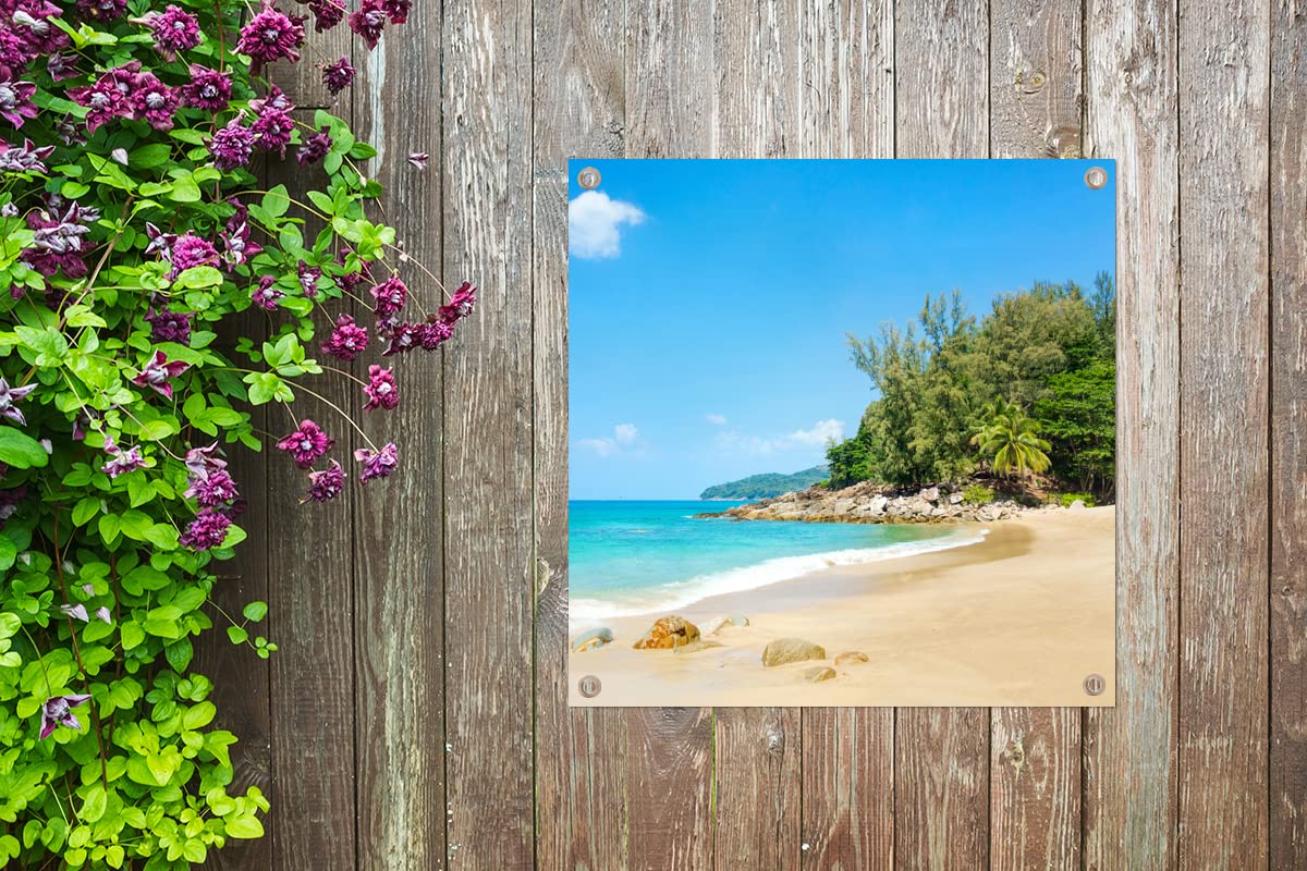 MuchoWow Outdoor-Poster Dschungel-Motiv – 100x100 Cm, UV-beständig, Für Garten & Balkon