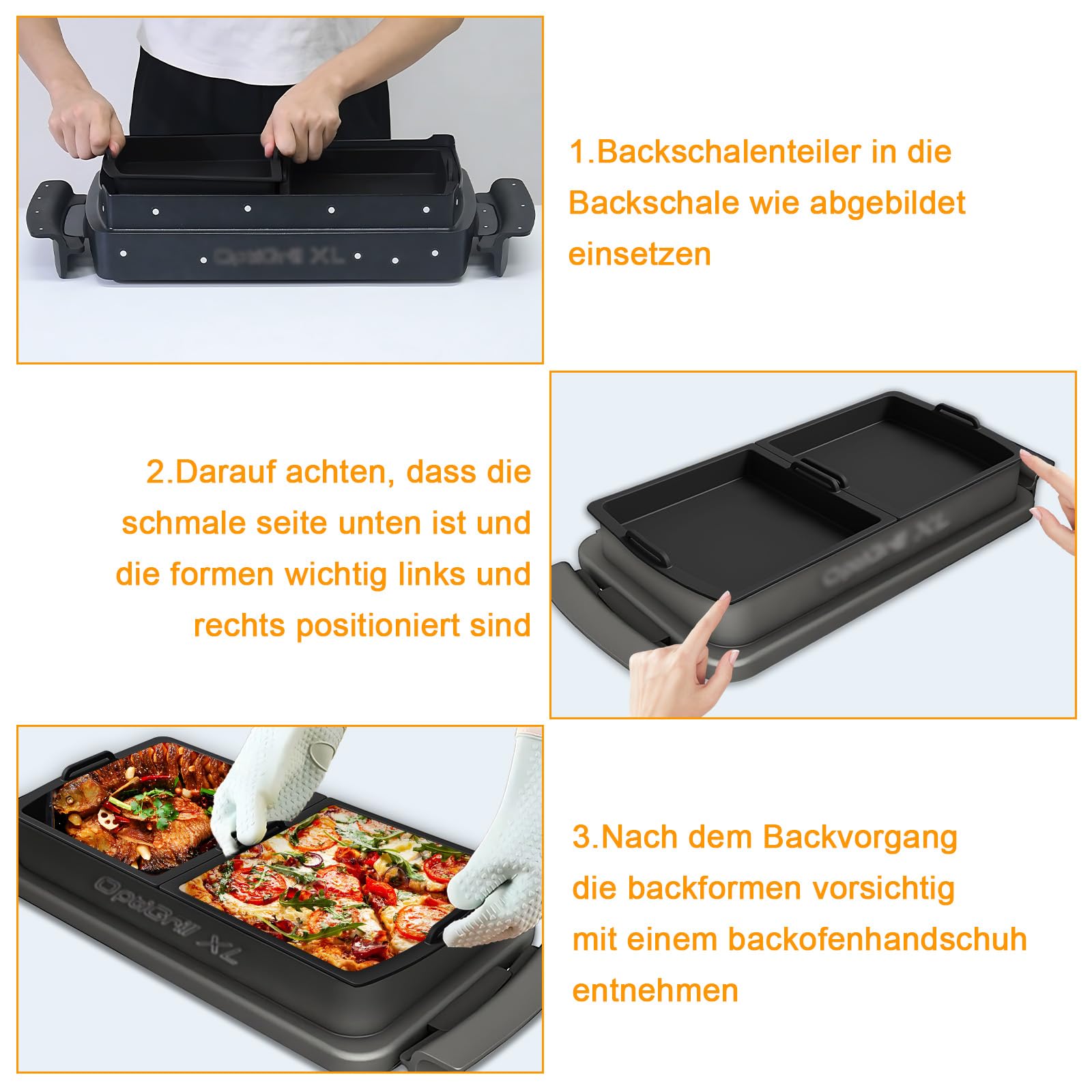 2 Inserti In Silicone Per Tefal OptiGrill XL - Teglie Antiaderenti Per Grigliare E Cuocere | Accessorio Cucina - Foto 10