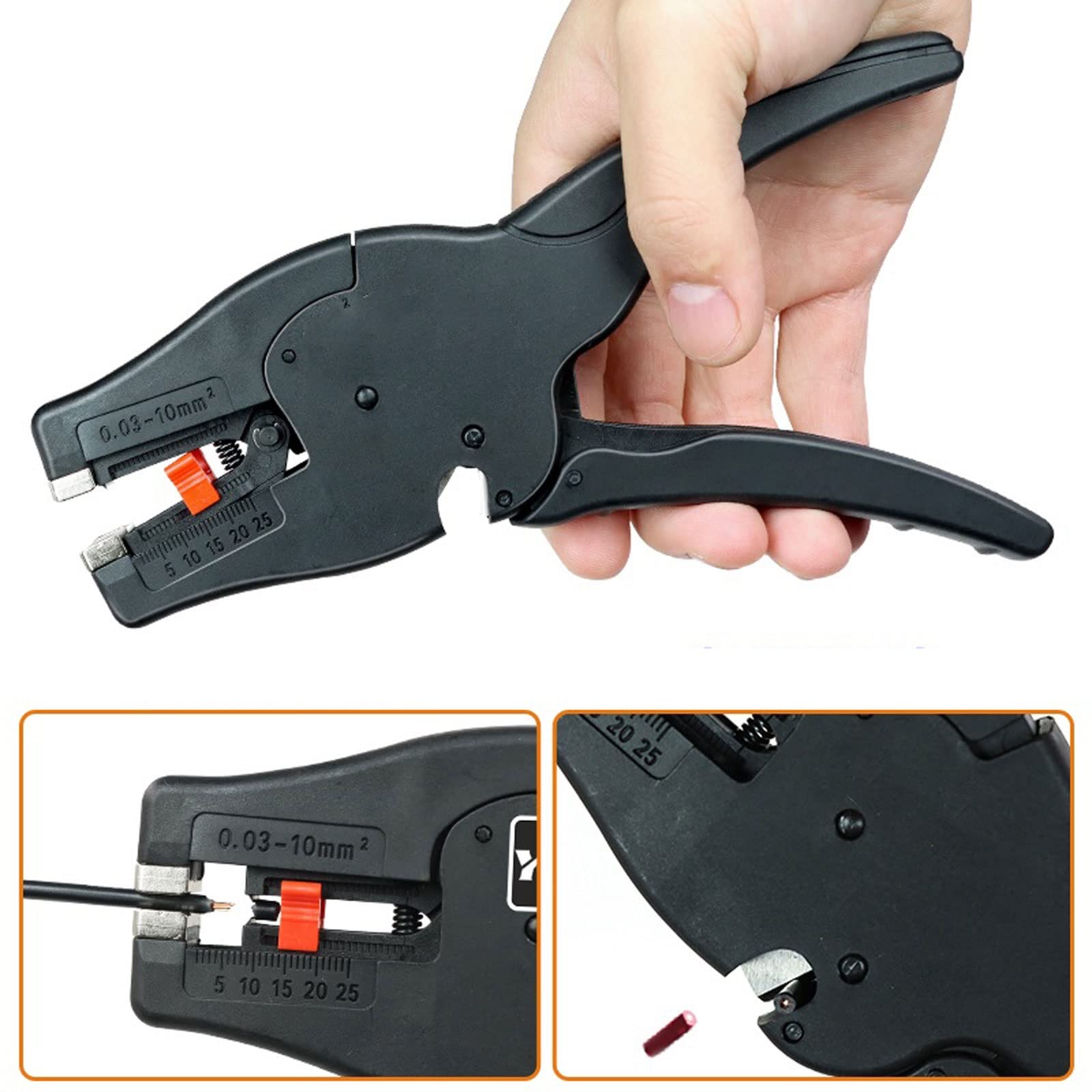 JINGYAN Alicates universales 1pc Automatic Wire Stripper and Cutter Pliers,Heavy Duty Tools Electrical Repair and
