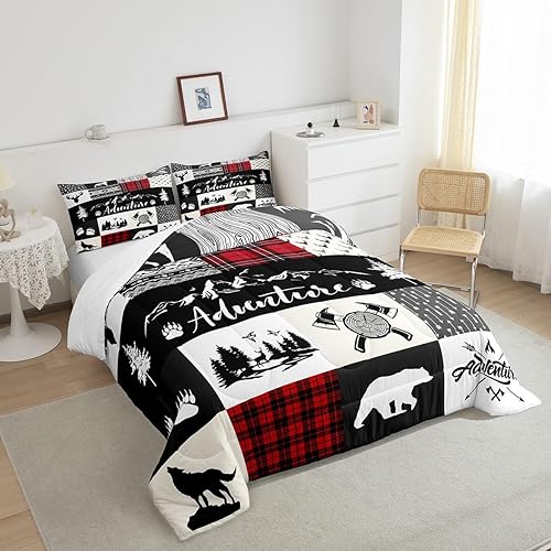 Miniatura 169 de Castle Fairy Juego de edredón de elefante de dibujos animados, tamaño individual, juego de edredón Kawaii de animales salvajes para niños y niños