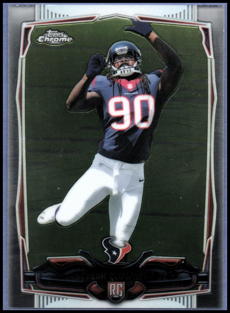 2014 Topps Chrome Football Card #120 Jadeveon Clowney NM-MT