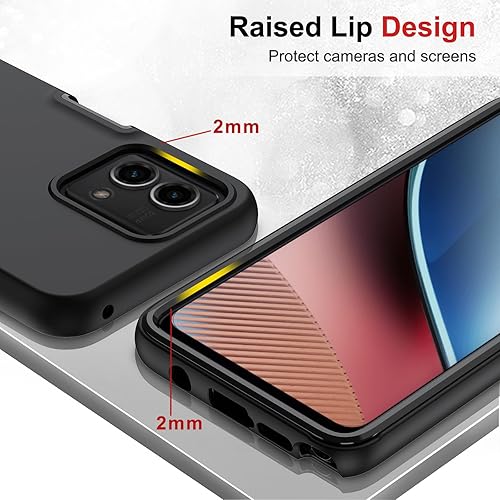 Miniatura 4 de LeYi Funda para Moto G Stylus 5G 2023 Motorola Moto G Stylus 5G 2023 con 2 protectores de pantalla de vidrio templado, funda de silicona suave a