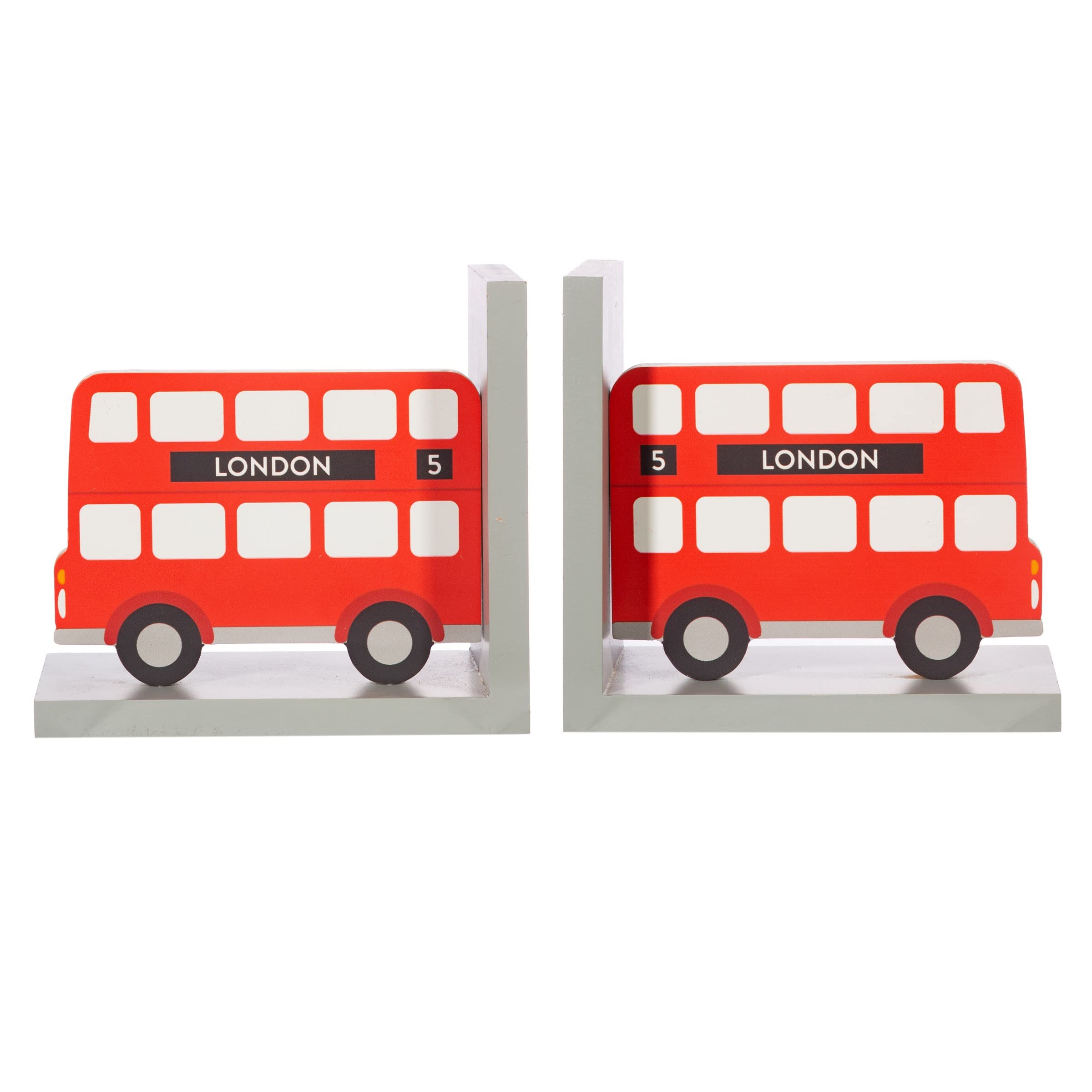 Sass & Belle Red London Bus Bookends