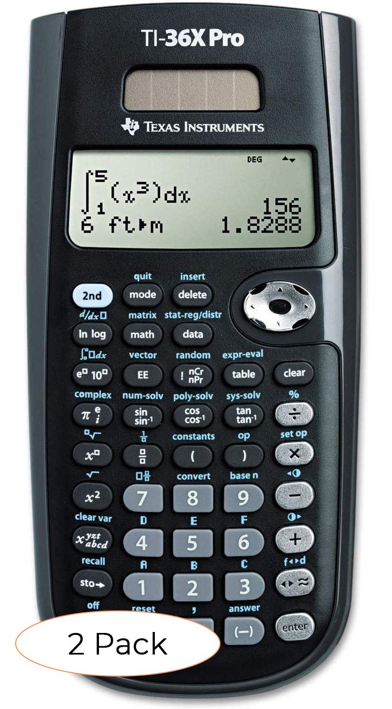 Texas Instruments TI36XPRO TI-36X Pro Scientific Calculator, 16