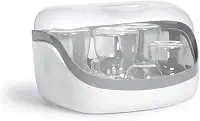 Chicco Esterilizador A Vapor Para Micro-Ondas – Remove 99 9% Da Sujeira Rapidamente E Naturalmente Com O Poder Do Vapor Branco/Cinza