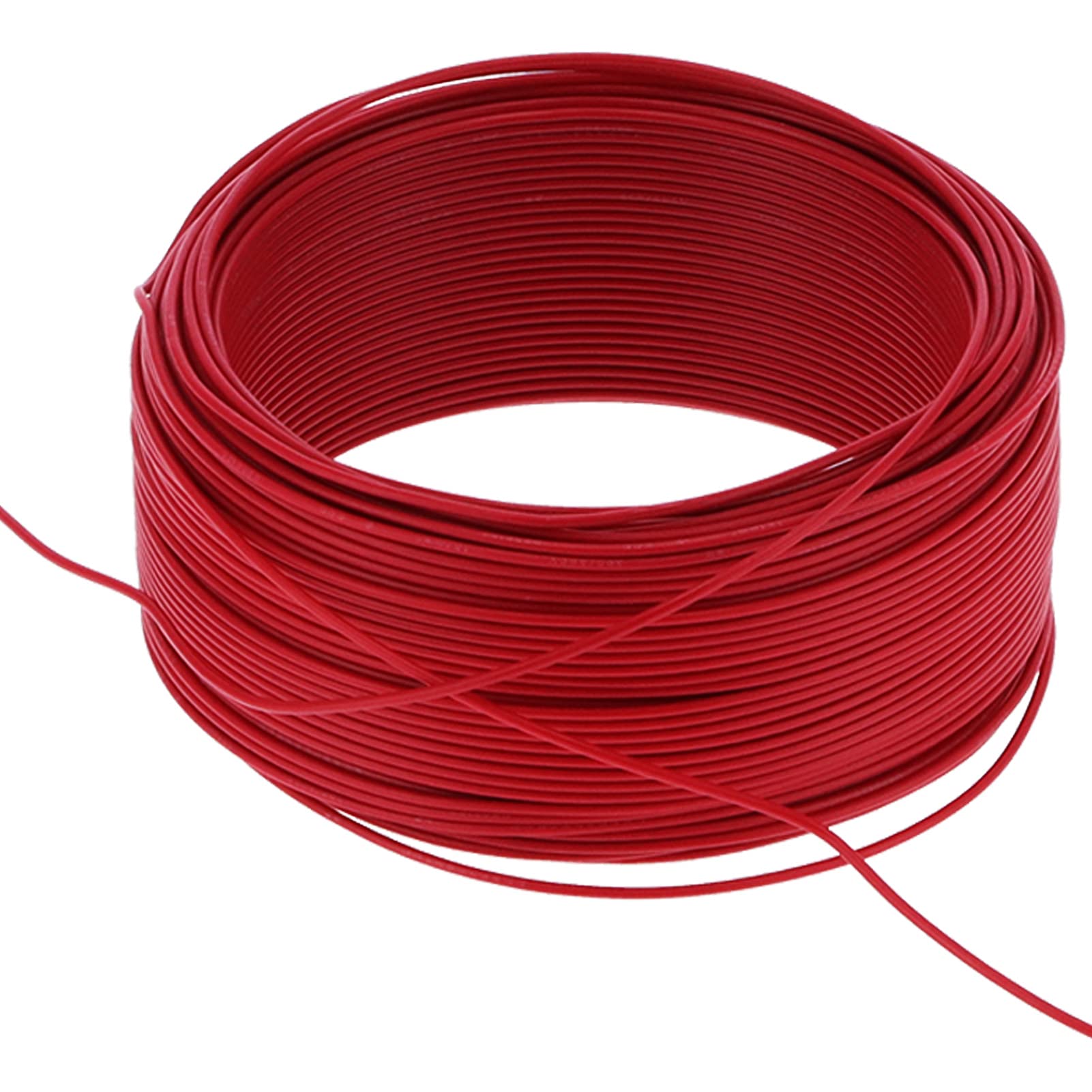 Cable conductor aislado de cobre rojo de 7 núcleos, 100 m, 328,1 pies, AC300V