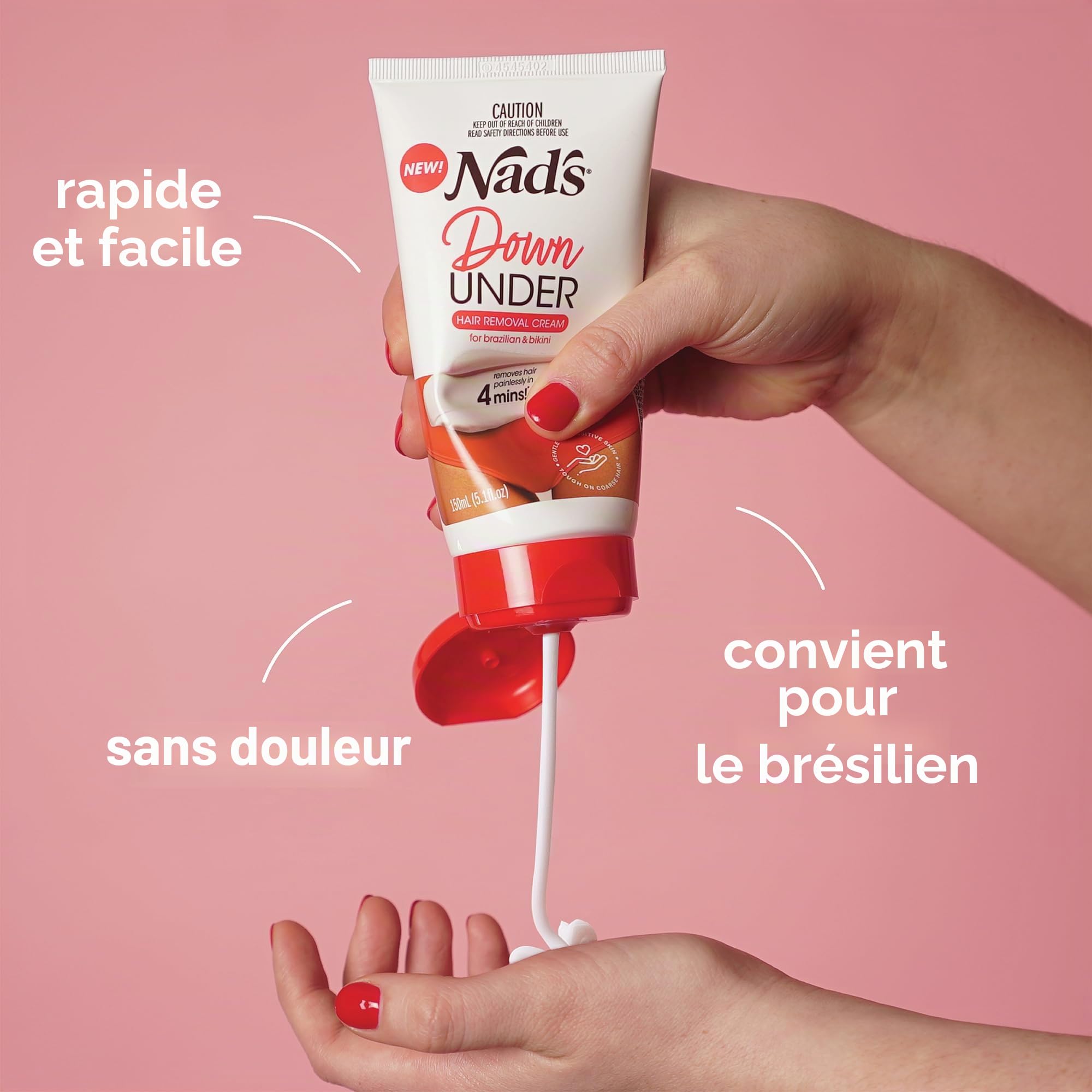 Nad's Down Under Cream Crème d'épilation intime pour femme 150 ml