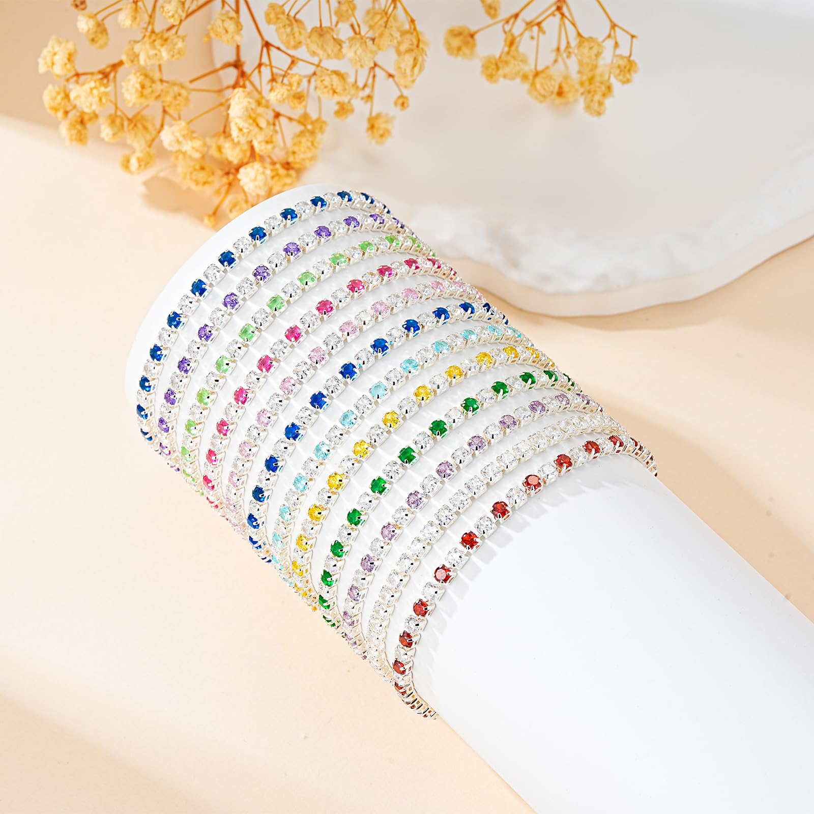 Aretas Bracciale da donna in argento Sterling 925, regolabile, regalo di compleanno, Natale, per lei, donne, fidanzate