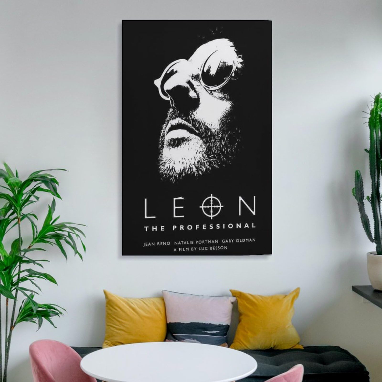 No.288フレーム付きキャンバスアート　映画ポスター　LEON インテリア絵画 No.288フレーム付きキャンバスアート 映画ポスター LEON