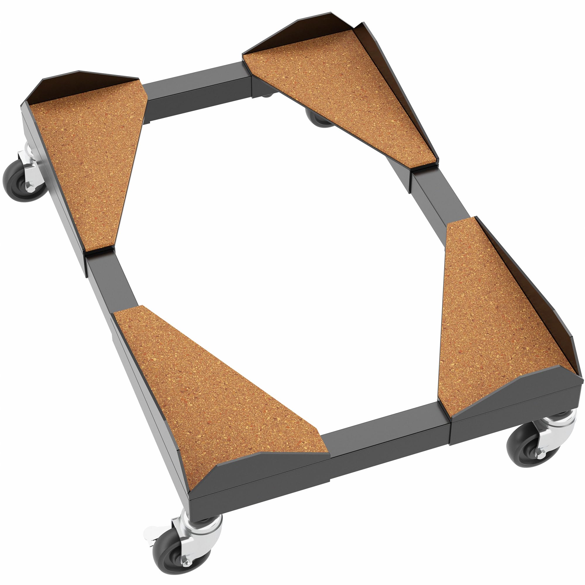 VIVO Premium Large Steel PC Cart, Rolling CPU Trolley, Adjustable Mobile Computer Stand Holder with Locking Wheels, Fits Most Gaming PCs up to 25 x 12 inches, Under Desk, Black, CART-PC03D