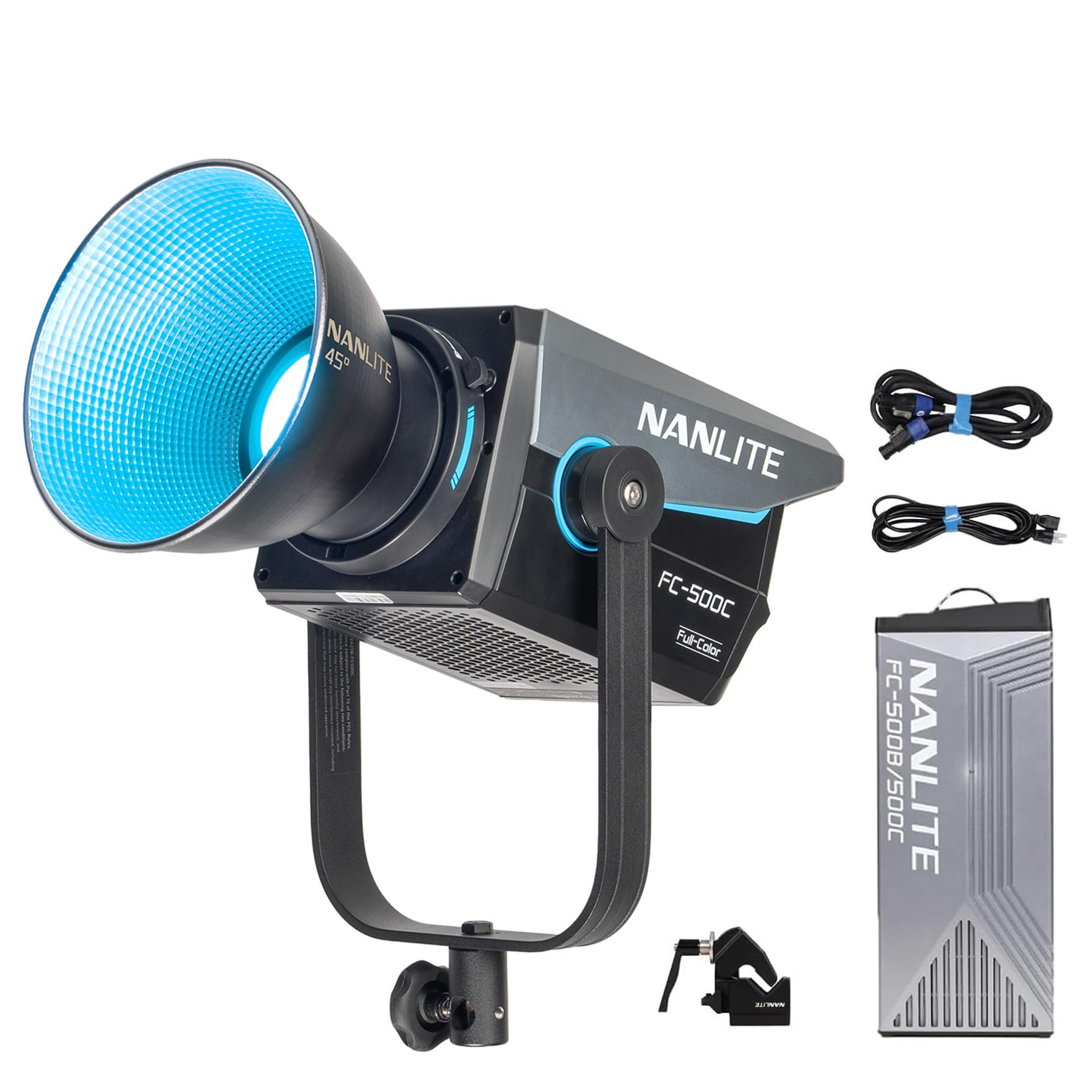 Amazon | NANLITE FC-500C 撮影用ライト 2700-7500K(G/M±150) 520W出力