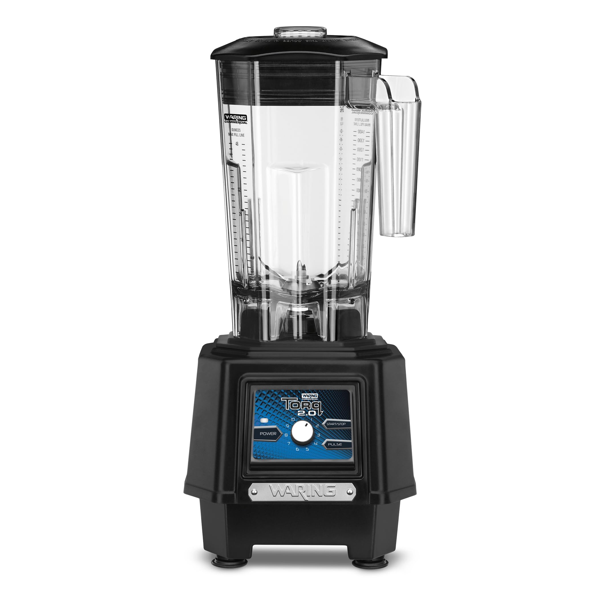 Waring Commercial 2 HP Blender,Variable Dial Controls with 48 oz. BPA-Free Copolyester Container