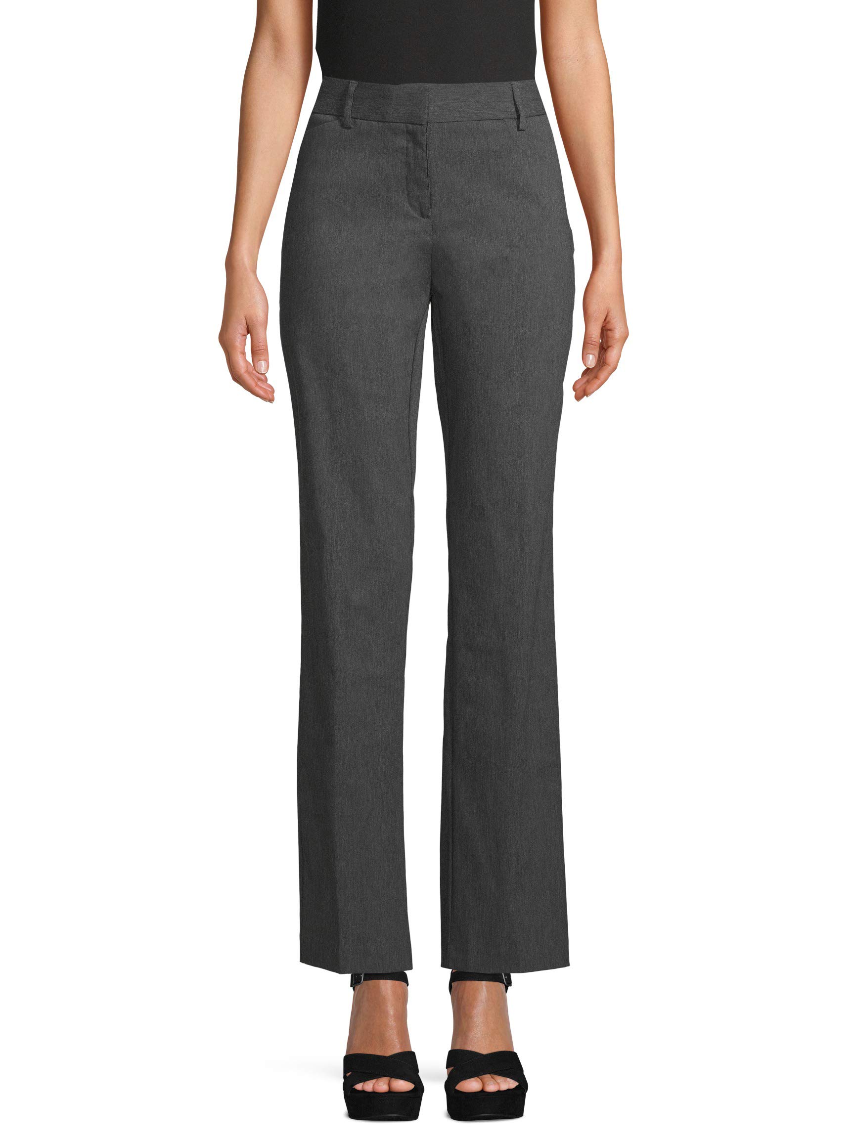 Time and Tru Womens Millennium Constructed Pant Grey Heather