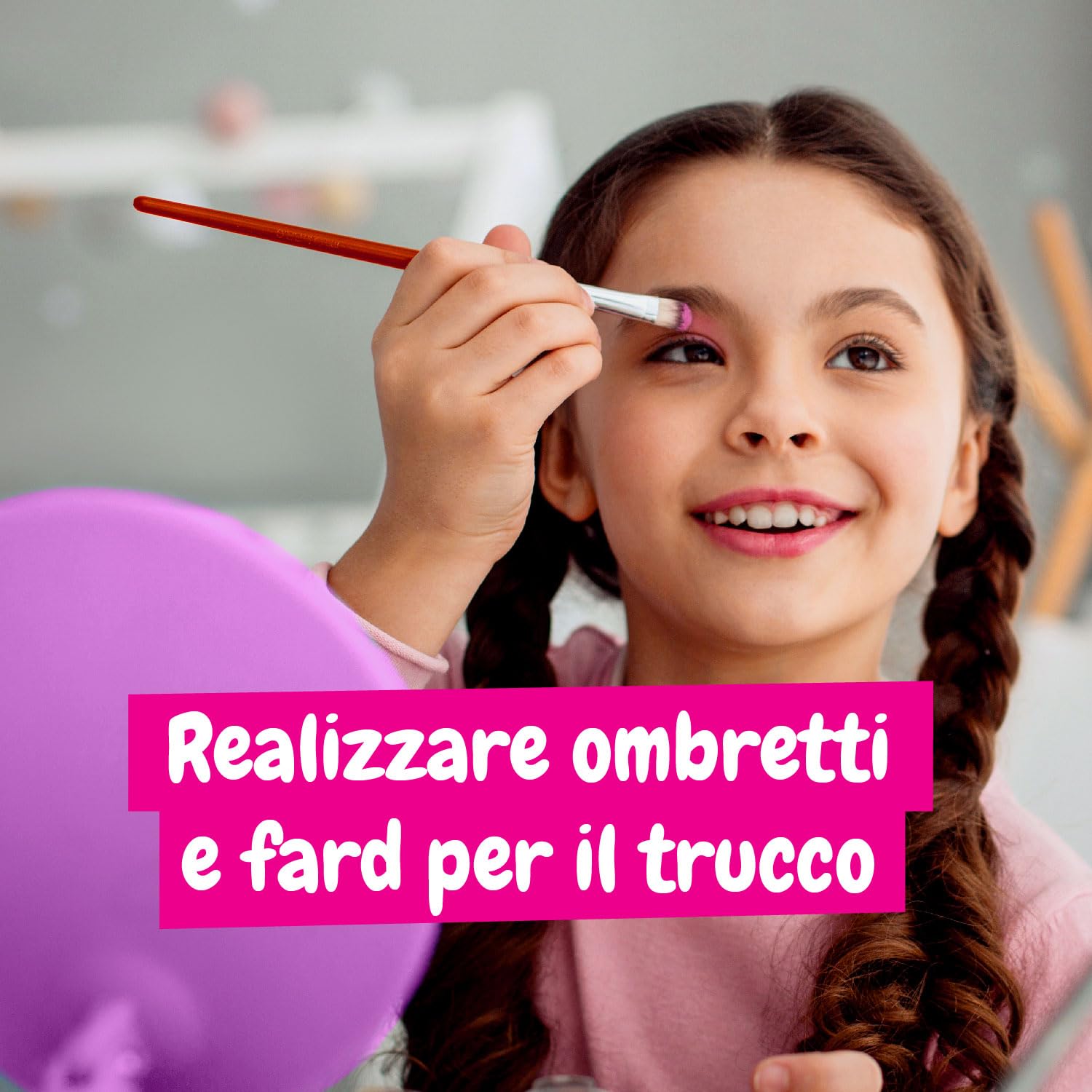 Science4you Kit di Trucchi per Bambina - Trucchi per Bambini per Creare Rossetti, Ombretti, Fard e altro ancora, Lavabile e Sicuro, Giocattolo, Giochi, Regalo per Bambina 8+ anni