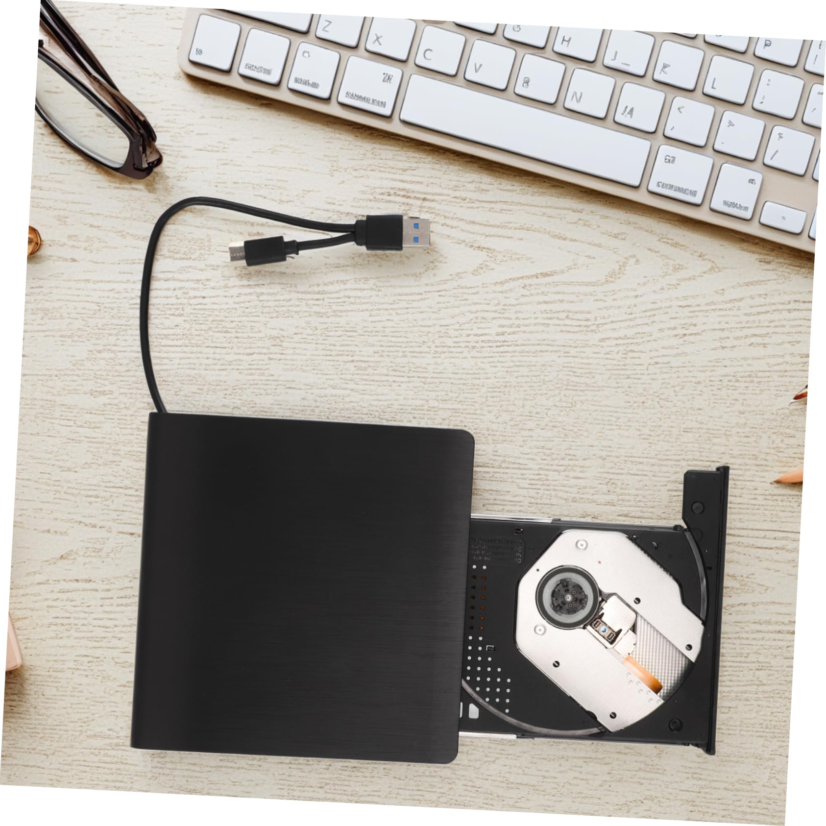 Uonlytech Unità Dvd Esterna Portatile USB Type-c per Computer e Tablet