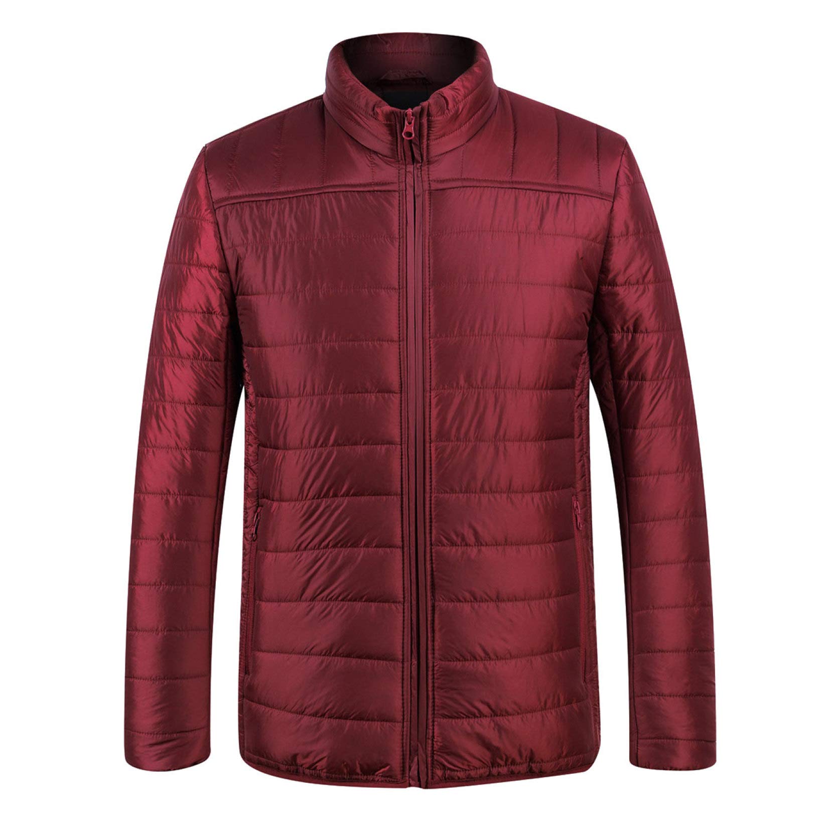 Men's Warm Down Jacket Men's Cotton Padded Jacket with Pocket Puffer Down Coat