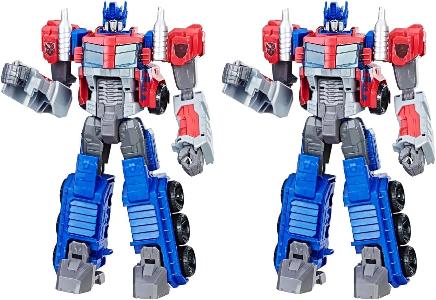 Transformers Hasbro Generations Cyber Commander Series Optimus Prime Figure 11-inch Scale (Pack of 2)