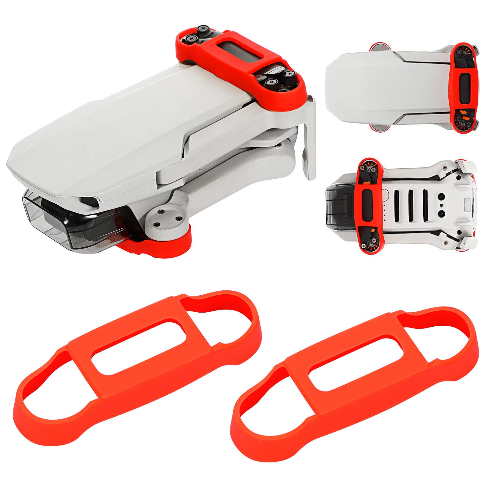 HungdaoPropellers Holder Strap Guard Props Blades Stabilizer Compatible with Mini 2 SE Mini Drone Propellers Accessories, 1 mm Thickness