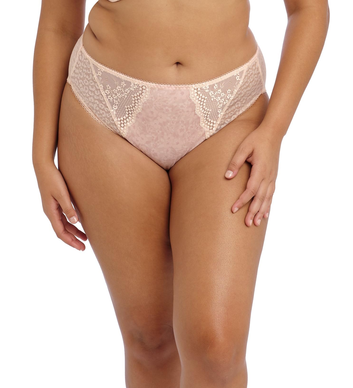 Elomi 4496 Lucie High Leg Brief - 4496 Pale Blush