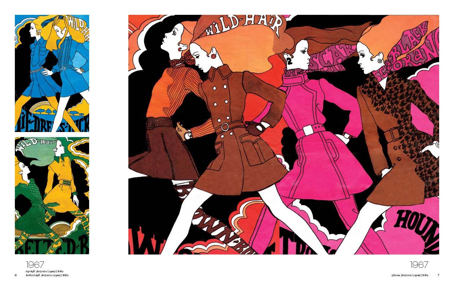 Lifestyle Illustration of the 60s: Dtsch.-Engl.-Französ.