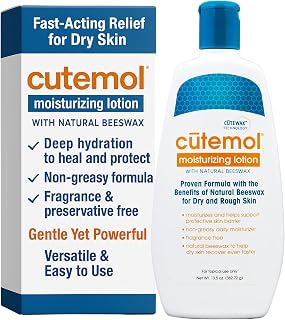 Cutemol Moisturizing Lotion - Daily Moisturizing Lotion - Fragrance-Free & Non-Greasy - Moisturize, Hydrate, Protect, & Relieve Dry Skin - 13.5oz
