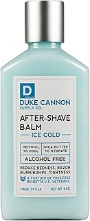 Duke Cannon Ice Cold After-Shave for Men, 6 fl oz/Alcohol-Free, Paraben-Free, Sulfate-Free