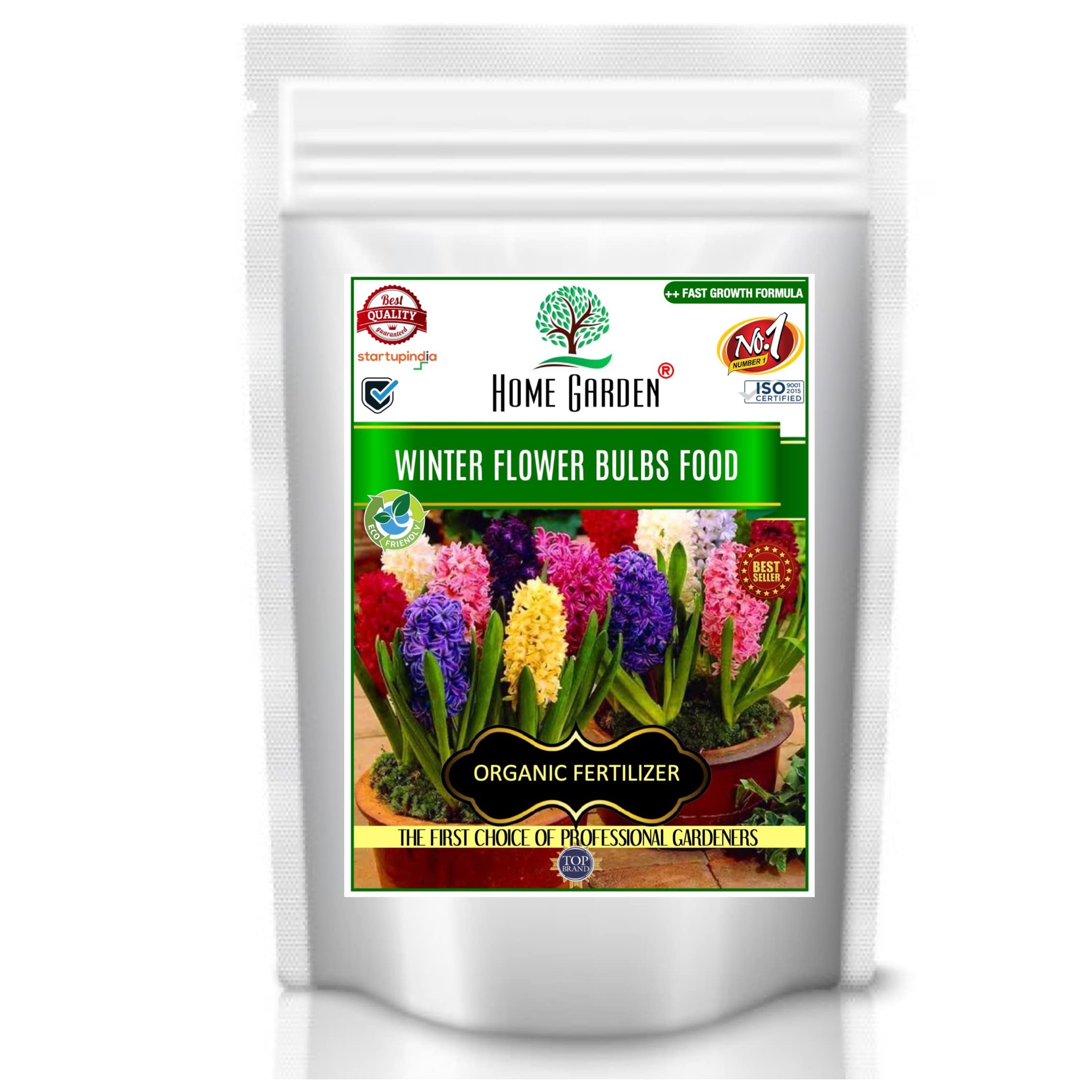 Home Garden Winter Flower Bulbs Essential Organic Fertilizer For Flower Plant With Fast Action Formula (400 gm)