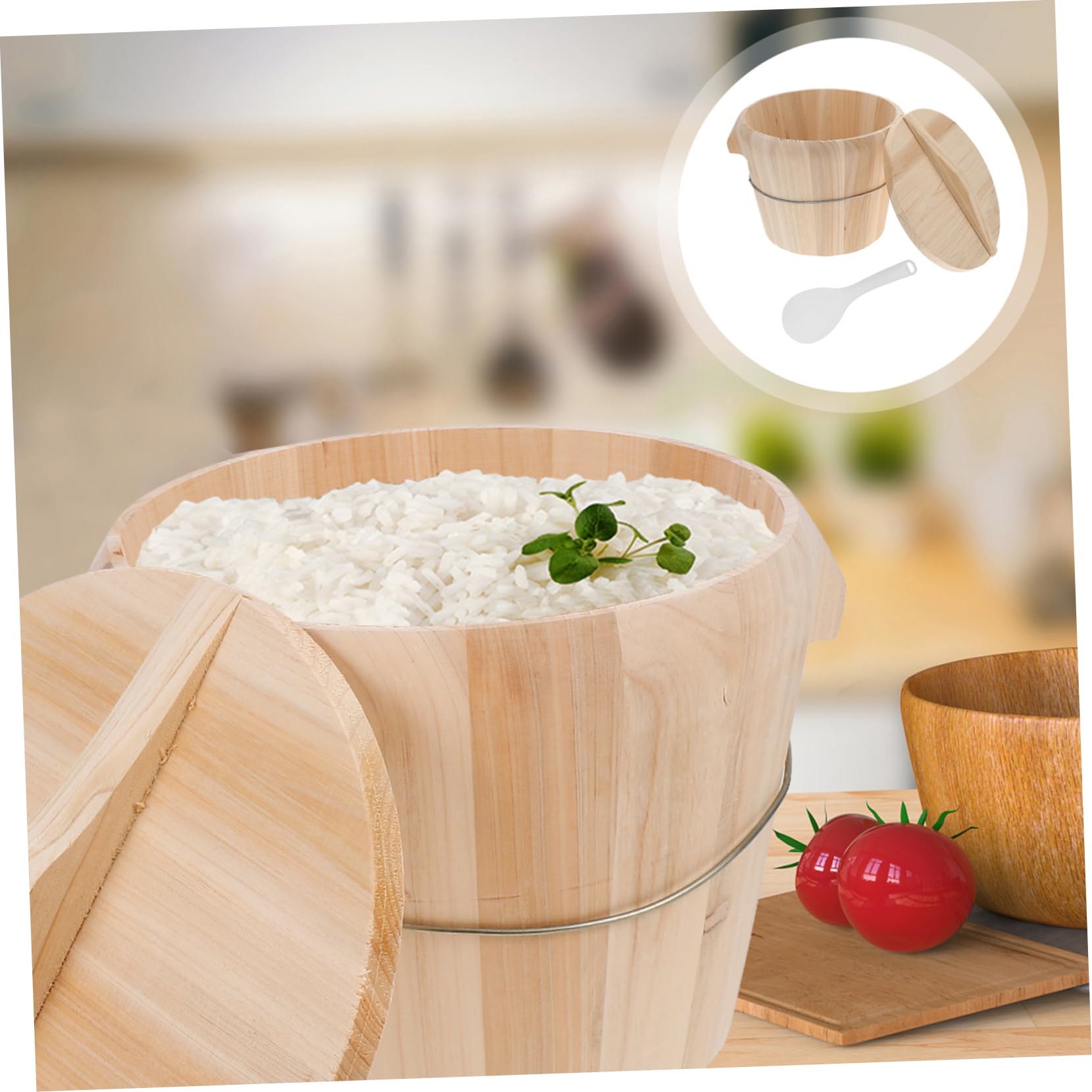 Cuiseur à Riz Avec Insert Vapeur, 1,8 L, Fonction Maintien Au Chaud