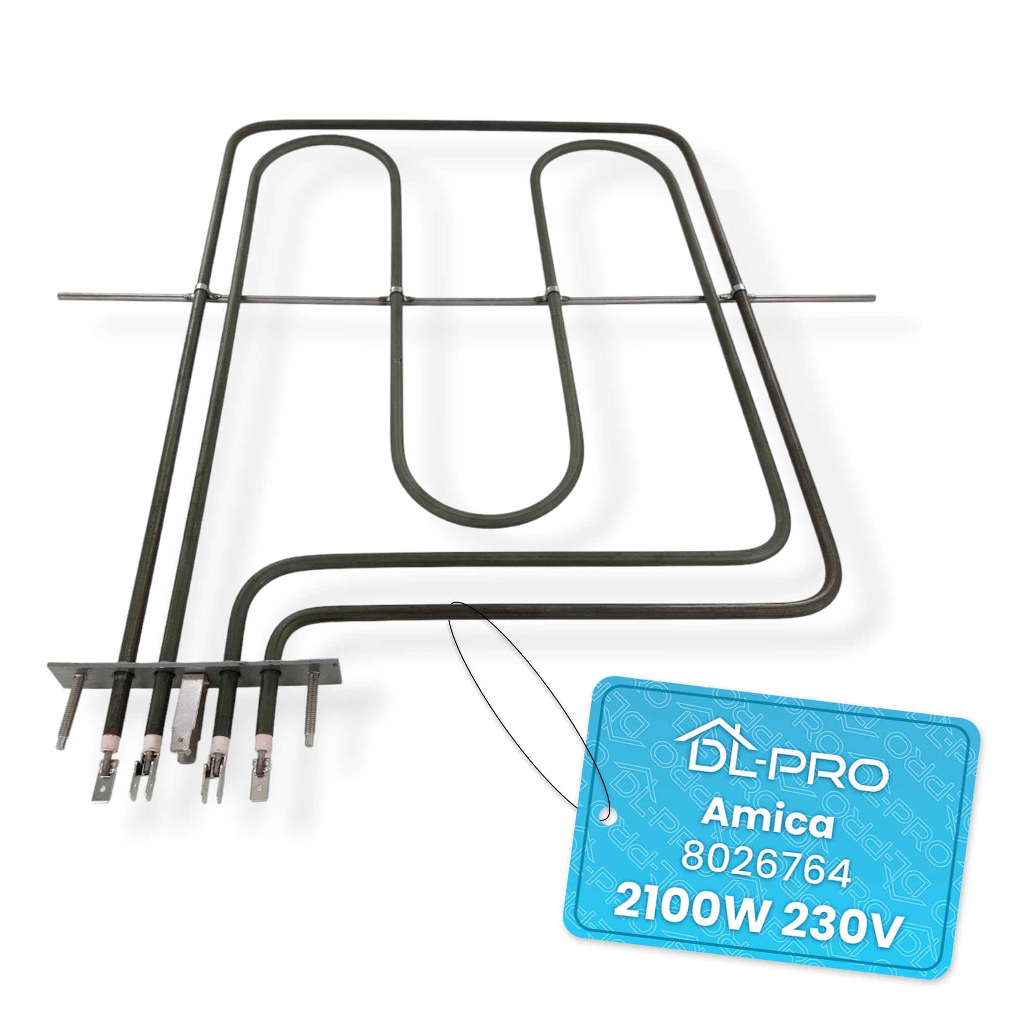 DL-pro Oberhitze Heizelement 2900W 230V für Amica 8026764 Grillheizung für Backofen Ofen Herd