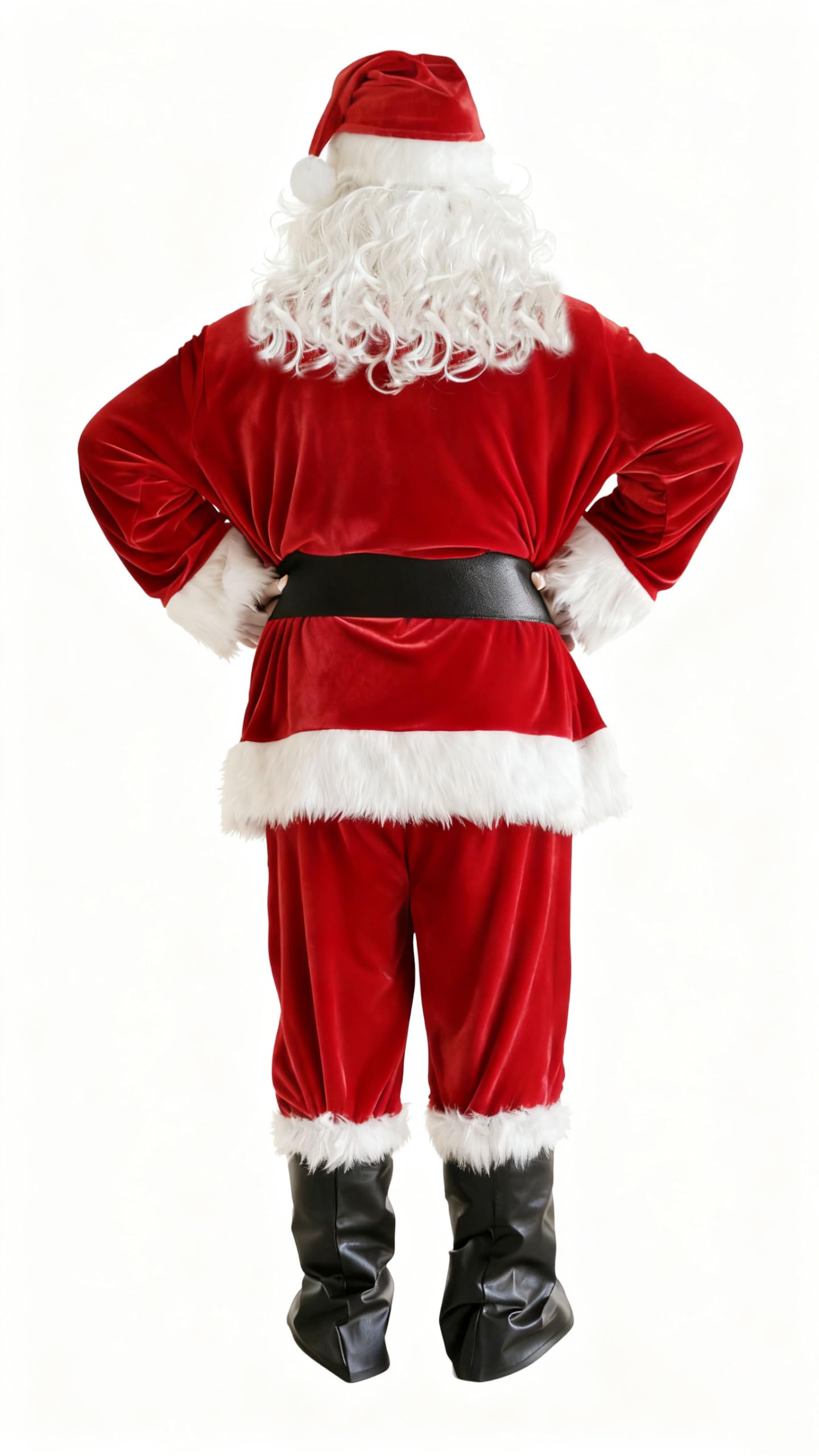 Disfraz de Papá Noel para Hombre Traje de Navidad Adulto de Papá Noel Santa Claus Christmas Suit Adulto Hombre