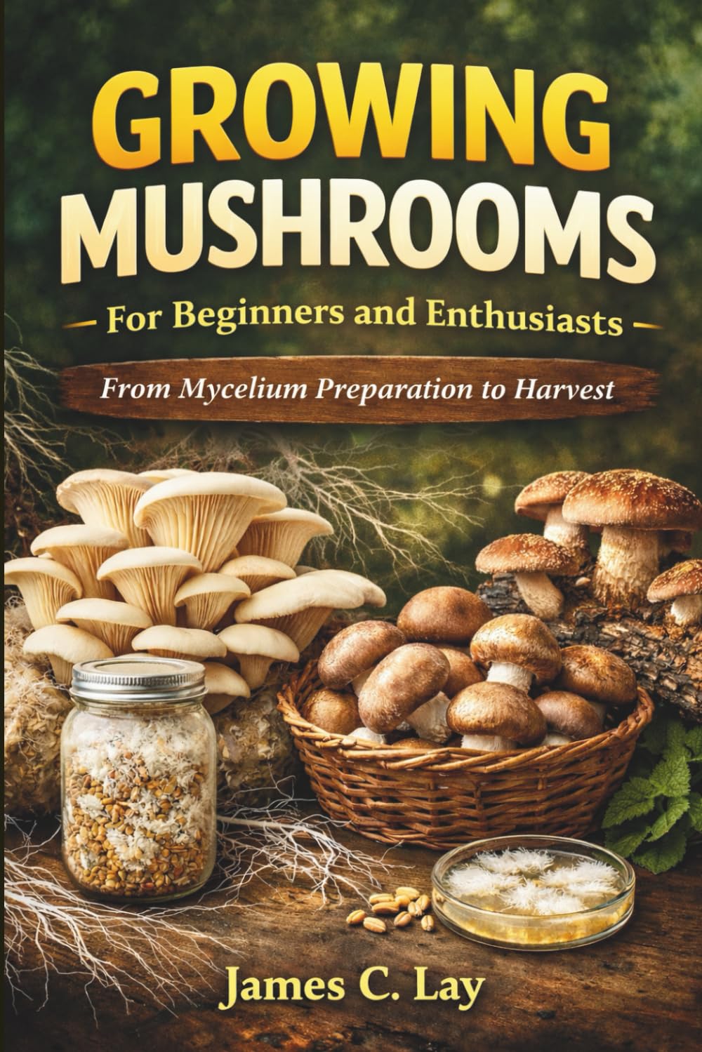 Growing Mushrooms for Beginners and Enthusiasts: From Mycelium Preparation to Harvest