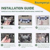 Vista 5 de Kit de servicio de dirección CR12 753-11064B Kit de cremallera de dirección para Cub Cadet CC30 CC30H CC30E Hydro Mini Riders/MTD Columbia CR30