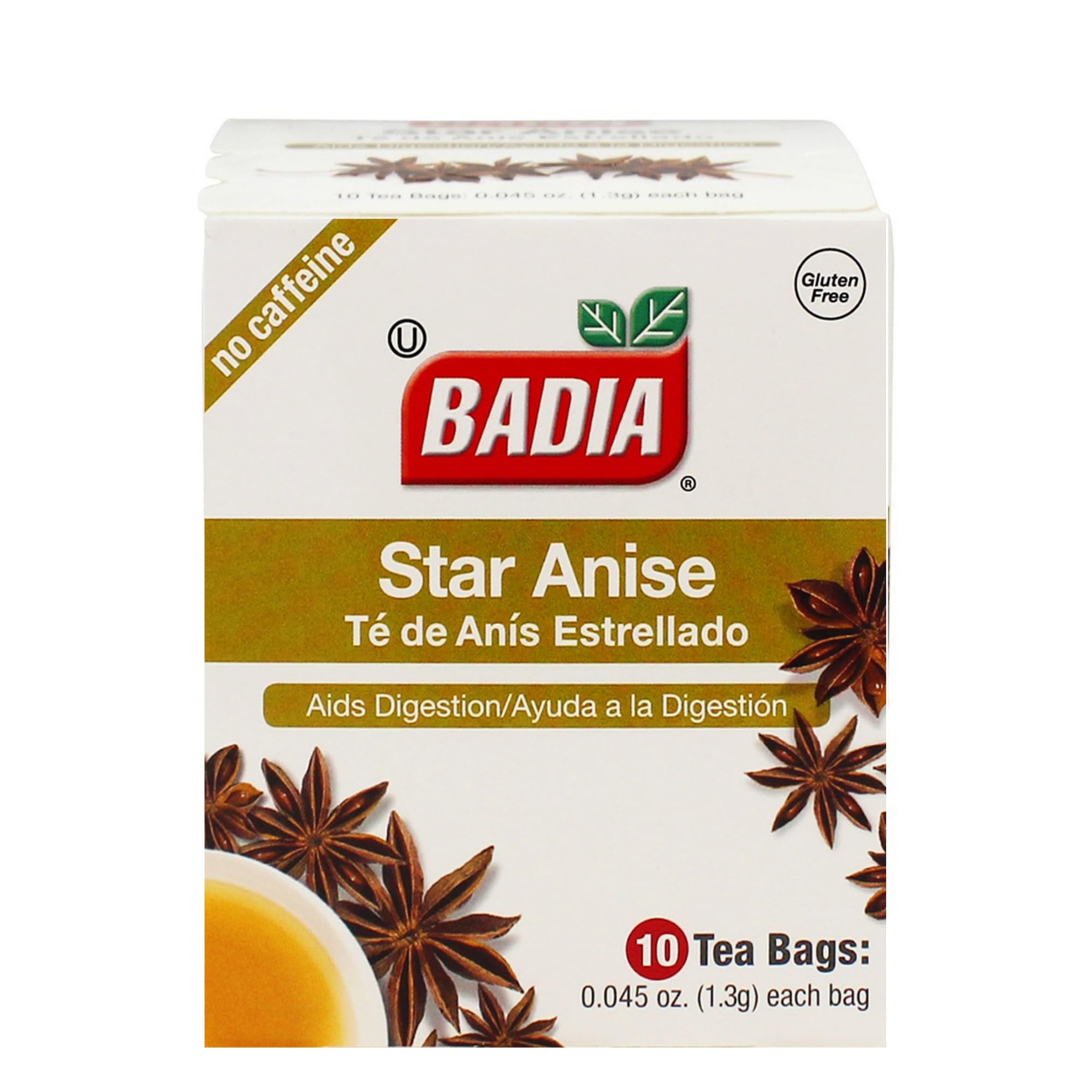 Badia - Star Anise Tea Caffeine Free - 10 Tea Bags