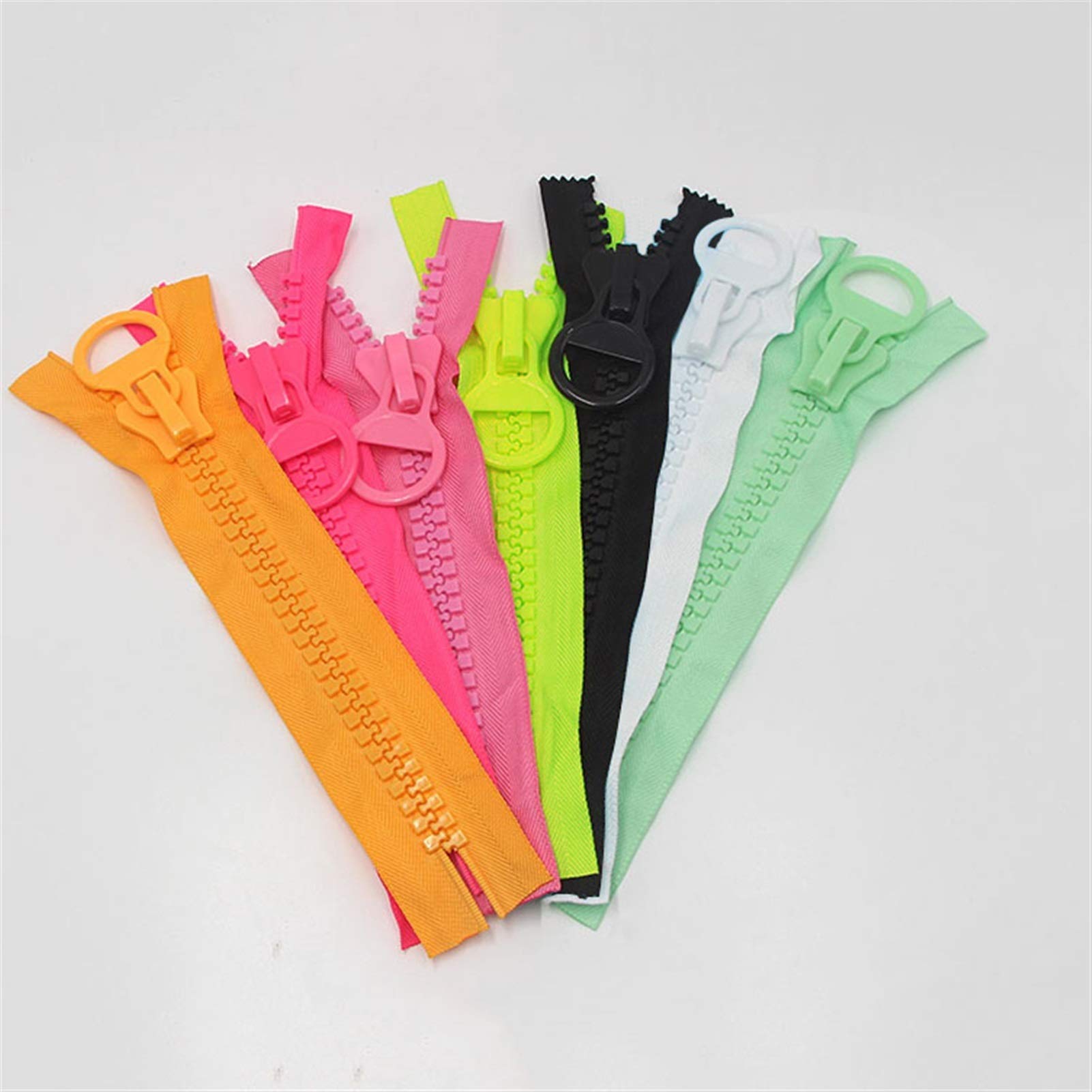 Accesorios de ropa, costura a medida artesanal de bricolaje, cremalleras # 20 Cremallera de resina de cremallera de plástico súper grande, for estuche de lápices de bolsillo Bolsa de cosméticos Costur